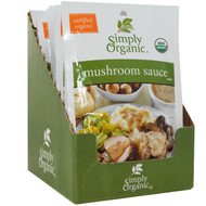 Simply Organic, Mushroom Sauce Mix, 12 Packets, 0.85 oz (24 g) Each