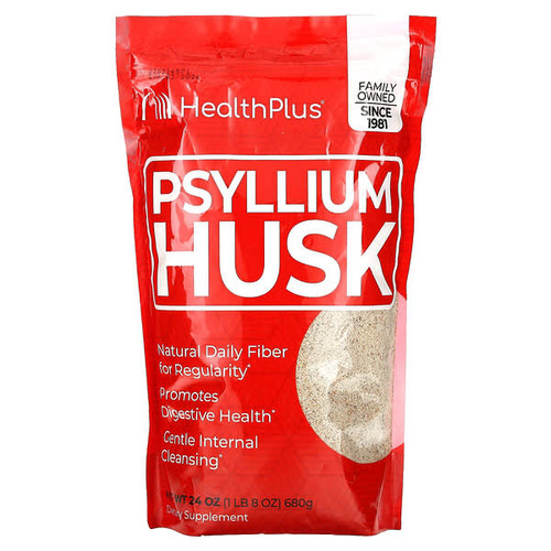 <img alt="Health Plus, Psyllium Husk, 24 oz (680 g)" title="Health Plus, Psyllium Husk, 24 oz (680 g),083502401223"