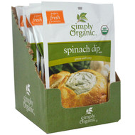 Simply Organic, Spinach Dip Mix, 12 Packets, 1.41 oz (40 g) Each (Discontinued Item)