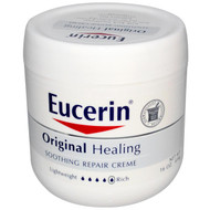 Eucerin, Original Healing Cream, For Extremely Dry, Compromised Skin, Fragrance Free, 16 oz (454 g)
