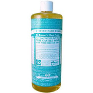 Dr. Bronners Pure Castile Liquid Soap Baby Mild Unscented -- 32 fl oz