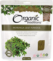 Organic Traditions Moringa Leaf Powder -- 7 oz