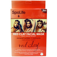 My Spa Life, Red Clay Facial Mask, Face, 3 Facial Masks, 2.43 oz (69 g)