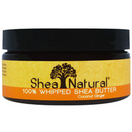 Shea Natural, 100% Whipped Shea Butter, Coconut Ginger, 6.3 oz (178 g)