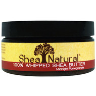 Shea Natural, 100% Whipped Shea Butter, Midnight Pomegranate, 6.3 oz (178 g)