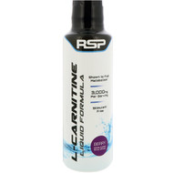 RSP Nutrition, L-Carnitine, Liquid Formula, Berry, 3,000 mg, 16 fl oz (473 ml)