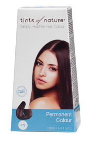 Tints of Nature Permanent Hair Colour 4N Natural Medium Brown -- 4.2 fl oz