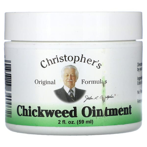 <img alt="Christophers Original Formulas, Chickweed Ointment, 2 fl oz (59 ml)" title="Christophers Original Formulas, Chickweed Ointment, 2 fl oz (59 ml),084783340072"