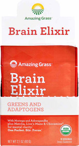 Amazing Grass Organic Brain Elixir - 10 Servings
