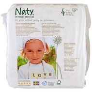 Naty, Diapers, Size 4, 15-40 lbs (7-18, 31 Diapers