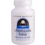 Source Naturals L-Phenylalanine Powder -- 3.53 oz