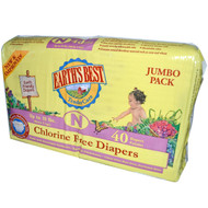 Earths Best, TenderCare, Chlorine Free Diapers, Newborn, Up to 10 lbs, 40 Diapers