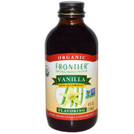 Frontier Co-Op Organic Vanilla Flavoring Non-Alcoholic -- 4 fl oz