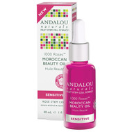 Andalou Naturals, 1000 Roses, Moroccan Beauty Oil, Sensitive, 1 fl oz (30 ml)