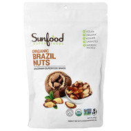 <img alt="Sunfood, Organic Brazil Nuts, 8 oz (227 g)" title="Sunfood, Organic Brazil Nuts, 8 oz (227 g),803813101557"