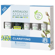 Andalou Naturals, Get Started Clarifying, Skin Care Essentials, 5 Piece Kit