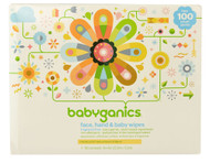 Babyganics Face Hand and Baby Wipes Fragrance Free -- 400 Wipes