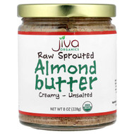 <img alt="Jiva Organics, Raw Sprouted Almond Butter, Creamy - Unsalted, 8 oz (228 g)" title="Jiva Organics, Raw Sprouted Almond Butter, Creamy - Unsalted, 8 oz (228 g),692991705295"