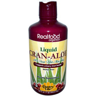 Country Life Realfood Organics Cran-Aloe Liquid Gluten Free -- 32 fl oz