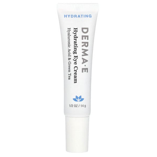<img alt="DERMA E, Hydrating Eye Cream, Hyaluronic Acid, Green Tea, 1-2 oz (14 g)" title="DERMA E, Hydrating Eye Cream, Hyaluronic Acid, Green Tea, 1-2 oz (14 g),030985019759"