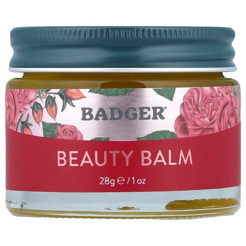 <img alt="Badger, Ultra-Rich Beauty Balm + Rosehip, Rose , 1 oz (28 g)" title="Badger, Ultra-Rich Beauty Balm + Rosehip, Rose , 1 oz (28 g),634084270020"
