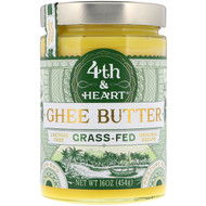 4th & Heart, Ghee Clarified Butter, Original Recipe, 16 oz (454 g)