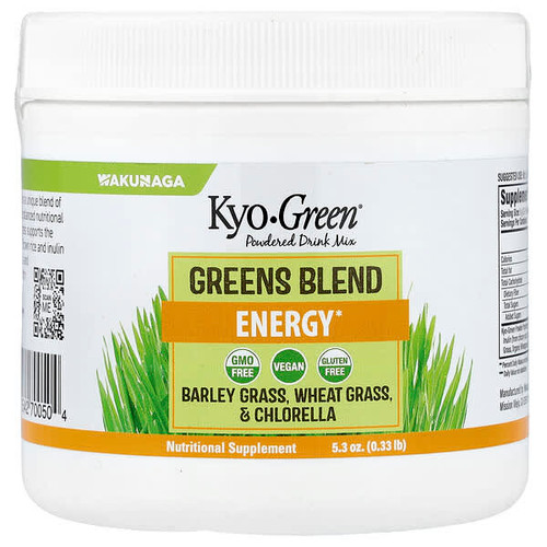 <img alt="Kyolic, Kyo-Green Powdered Drink Mix, Greens Blend, 5.3 oz (0.33 lb)" title="Kyolic, Kyo-Green Powdered Drink Mix, Greens Blend, 5.3 oz (0.33 lb),023542700504"