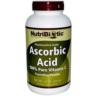NutriBiotic, Immunity, Ascorbic Acid, 100% Pure Vitamin C, 16 oz (454 g)