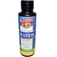 Barleans Fresh Catch Cod Liver Oil Lemonade -- 8 fl oz