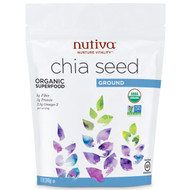 Nutiva, Organic Ground Chia Seed, 12 oz (340 g)