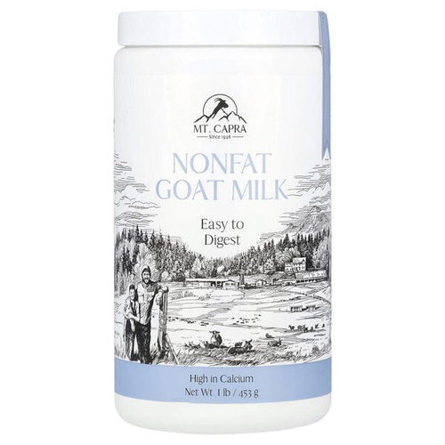 <img alt="Mt. Capra, Nonfat Goat Milk, 1 lb (453 g)" title="Mt. Capra, Nonfat Goat Milk, 1 lb (453 g),633924000018"
