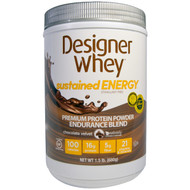 Designer Protein, Designer Whey, Premium Protein Powder, Endurance Blend, Chocolate Velvet, 1.5 lbs (680 g)