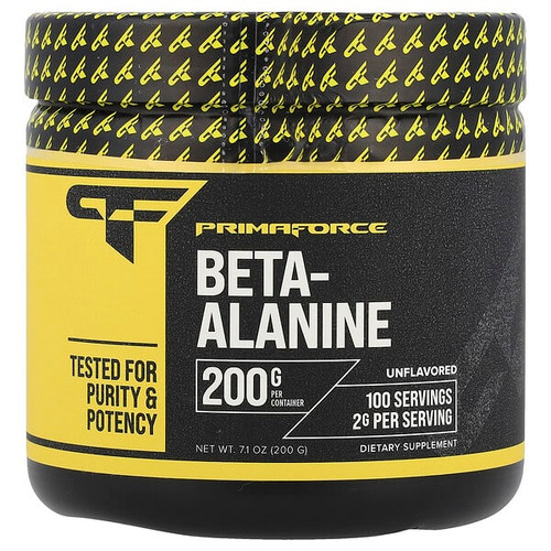 <img alt="Primaforce, Beta-Alanine, Unflavored, 7.1 oz (200 g)" title="Primaforce, Beta-Alanine, Unflavored, 7.1 oz (200 g),811445020061"