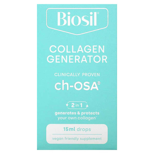 <img alt="Biosil, ch-OSA, Collagen Generator, 15 ml drops" title="Biosil, ch-OSA, Collagen Generator, 15 ml drops,5425010391859"