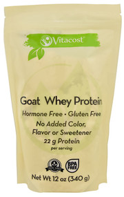 Vitaco, Goat Whey Protein - Non-GMO & Gluten Free,  Unflavored - 12 oz (340 g)