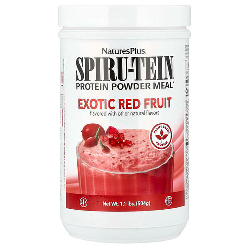 <img alt="NaturesPlus, Spiru-Tein, Protein Powder Meal, Exotic Red Fruit, 1.1 lbs (504 g)" title="NaturesPlus, Spiru-Tein, Protein Powder Meal, Exotic Red Fruit, 1.1 lbs (504 g),097467459229"
