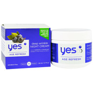 Yes to, Age Refresh, Deep Wrinkle Night Cream, Bluberries, 1.7 fl oz (50 ml)