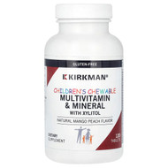 <img alt="Kirkman Labs, Childrens Chewable MultiVitamin & Mineral with Xylitol, Natural Mango Peach, 120 Tablets" title="Kirkman Labs, Childrens Chewable MultiVitamin & Mineral with Xylitol, Natural Mango Peach, 120 Tablets,812325021437"