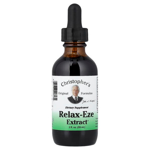 <img alt="Christophers Original Formulas, Relax-Eze Extract, 2 fl oz (59 ml)" title="Christophers Original Formulas, Relax-Eze Extract, 2 fl oz (59 ml),084783498131"