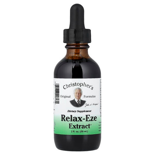 <img alt="Christophers Original Formulas, Relax-Eze Extract, 2 fl oz (59 ml)" title="Christophers Original Formulas, Relax-Eze Extract, 2 fl oz (59 ml),084783498131"