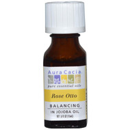 Aura Cacia, Pure Essential Oils, Rose Otto, .5 fl oz (15 ml)