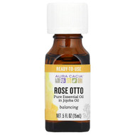 <img alt="Aura Cacia, Pure Essential Oil in Jojoba Oil, Rose Otto , 0.5 fl oz (15 ml)" title="Aura Cacia, Pure Essential Oil in Jojoba Oil, Rose Otto , 0.5 fl oz (15 ml),051381912260"