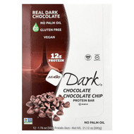 <img alt="NuGo Nutrition, Dark Protein Bars, Chocolate Chocolate Chip, 12 Bars, 1.76 oz (50 g) Each" title="NuGo Nutrition, Dark Protein Bars, Chocolate Chocolate Chip, 12 Bars, 1.76 oz (50 g) Each,691535521025"