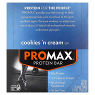 <img alt="NuGo Nutrition, ProMax Protein Bar, Cookies n Cream, 12 Bars, 2.64 oz (75 g) Each" title="NuGo Nutrition, ProMax Protein Bar, Cookies n Cream, 12 Bars, 2.64 oz (75 g) Each,743659126683"