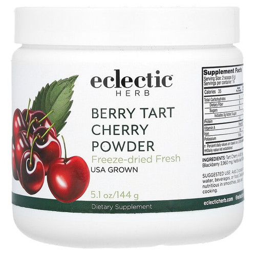 <img alt="Eclectic Herb, Berry Tart Cherry Powder, 5.1 oz (144 g)" title="Eclectic Herb, Berry Tart Cherry Powder, 5.1 oz (144 g),023363371242"