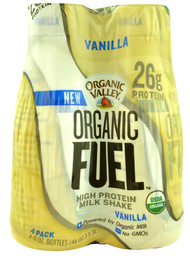 Organic Valley, Organic Fuel High Protein Milk Shake,  Vanilla - 4 Bottles