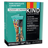 Kind Nuts & Spices Bars Dark Chocolate Almond Mint -- 12 Bars