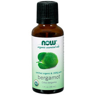 Now Foods, Organic Essential Oils, Bergamot, 1 fl oz (30 ml)