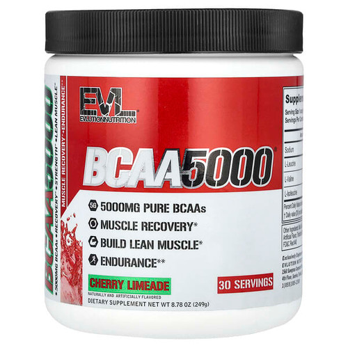 <img alt="EVLution Nutrition, BCAA5000, Cherry Limeade, 8.78 oz (249 g)" title="EVLution Nutrition, BCAA5000, Cherry Limeade, 8.78 oz (249 g),710051864352"