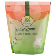 Grab Green, 3-in-1 Laundry Detergent Pods, Gardenia, 60 Loads,2lbs, 6oz (1,080 g)